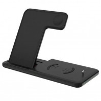 Беспроводная зарядка стенд Smart 4 in 1 Fast 15W (white)